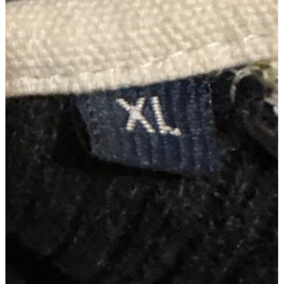 Engbers Sweater Mens XL Striped Half Zip Green Black Tierra Del Fuego Argentina - Picture 7 of 9